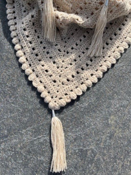 Chèche /Châle Beige 