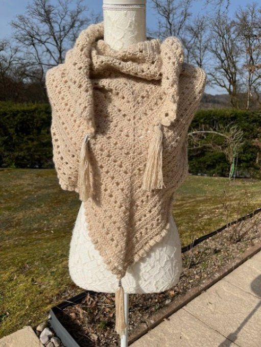 Chèche /Châle Beige 