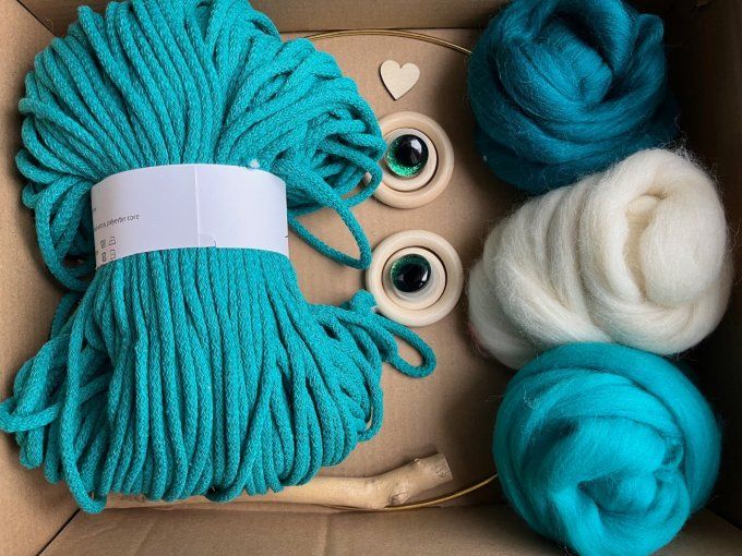 Kit hibou Vert Emeraude