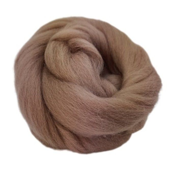 Laine peignée Café au lait 