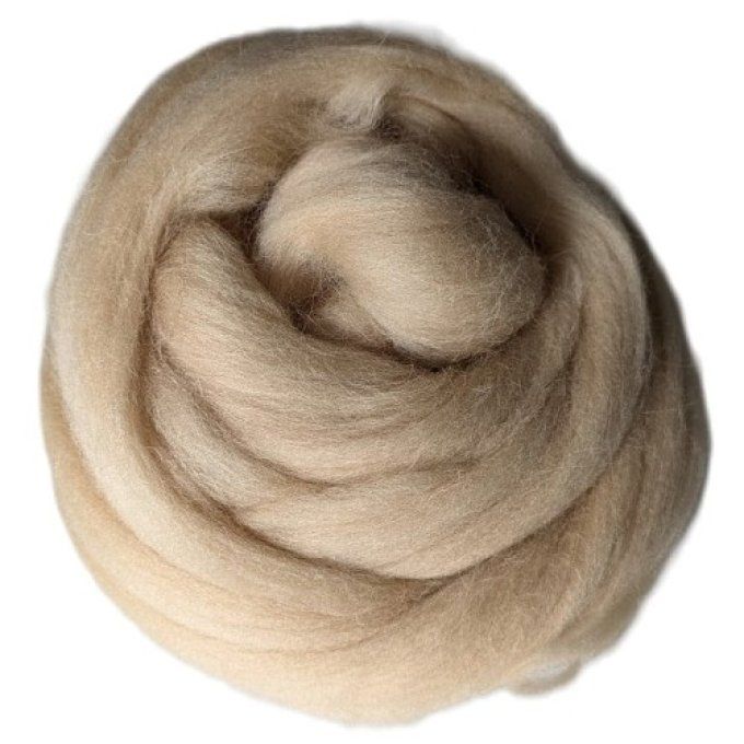 Laine peignée Sable