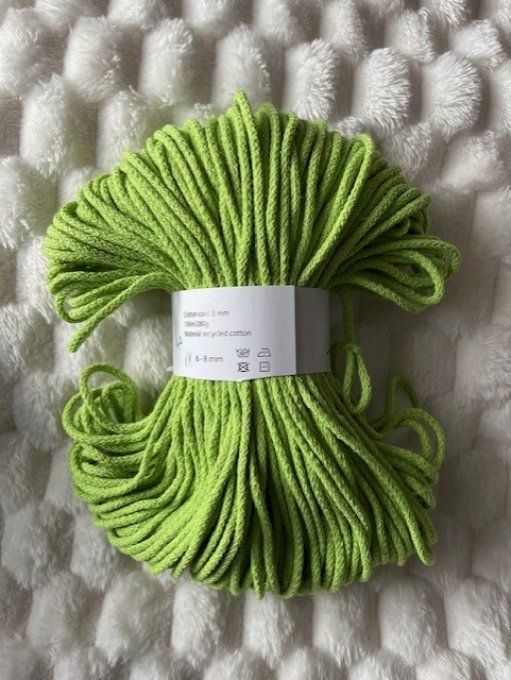 Fil Citron vert 3 mm 100 m Ref:42