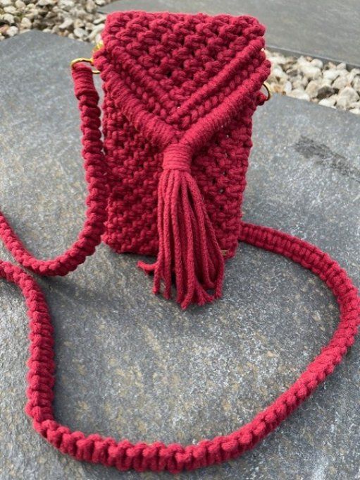 Pochette de téléphone Bordeaux 