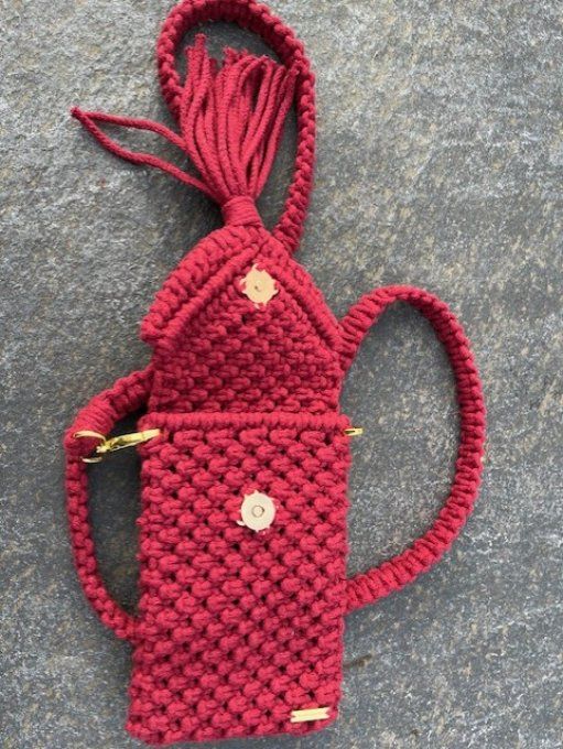 Pochette de téléphone Bordeaux 