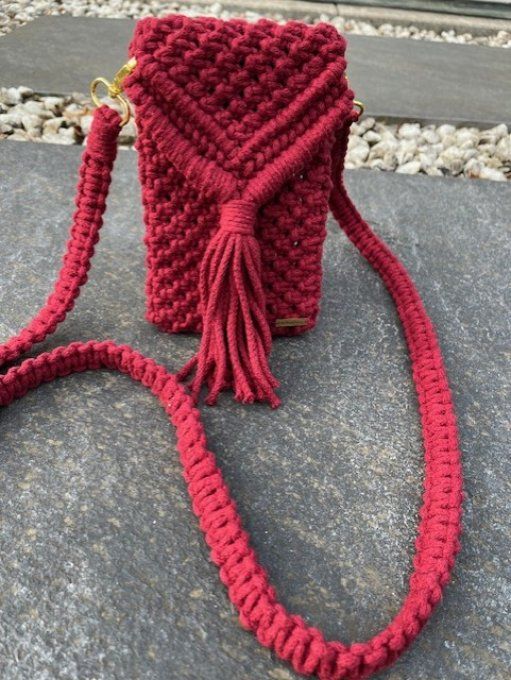 Pochette de téléphone Bordeaux 