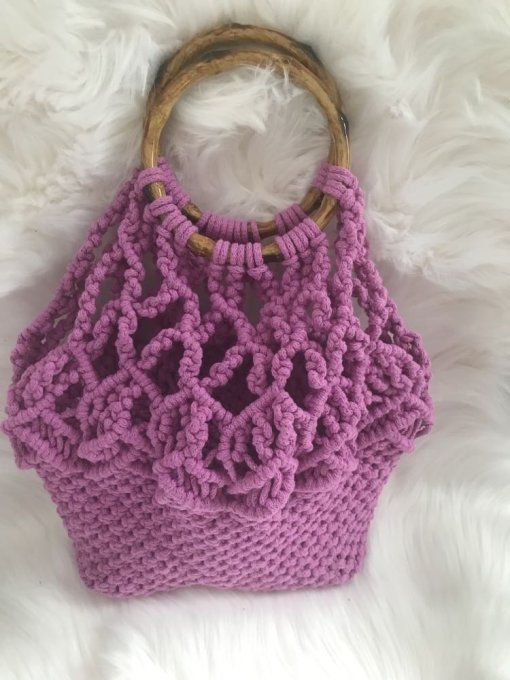 Sac orchidée