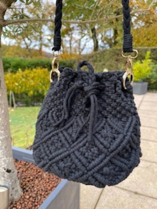 Sac seau Noir 